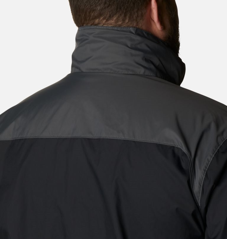 Men's Columbia Glennaker Lake Rain Jackets Black | Plus Size CA-Q5603